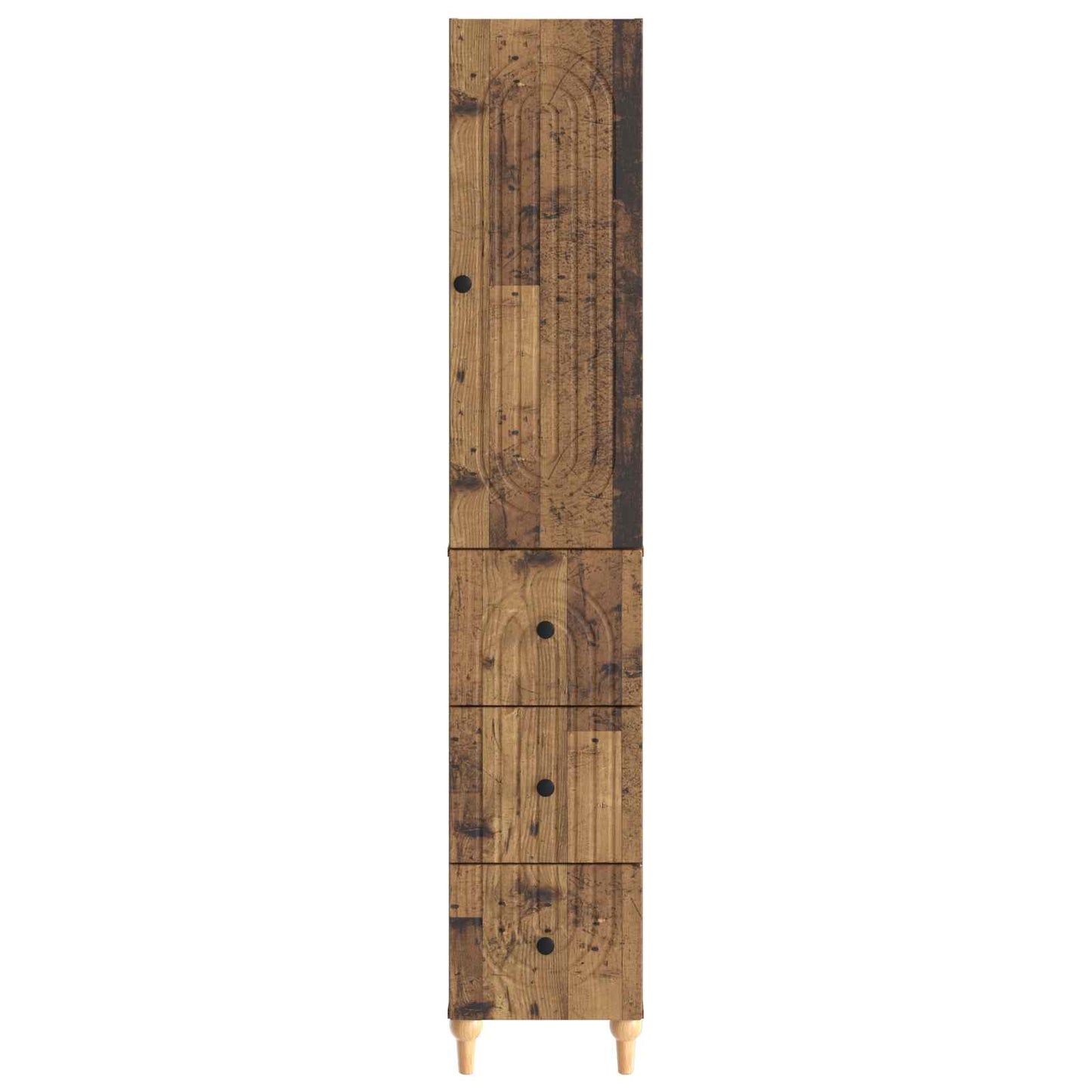 Cabinet Set 2 pcs 33 x 34.5 x 90 cm Engineered Wood