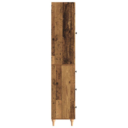 Cabinet Set 2 pcs 33 x 34.5 x 90 cm Engineered Wood