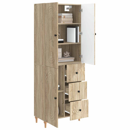 Cabinet Set 2 pcs Sonoma Oak 66 x 34.5 x 90 cm Engineered Wood