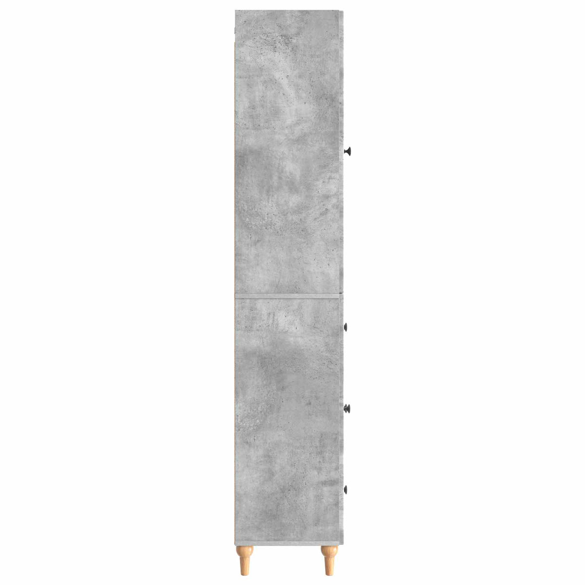 Cabinet Set 2 pcs Concrete Grey 66 x 34.5 x 90 cm