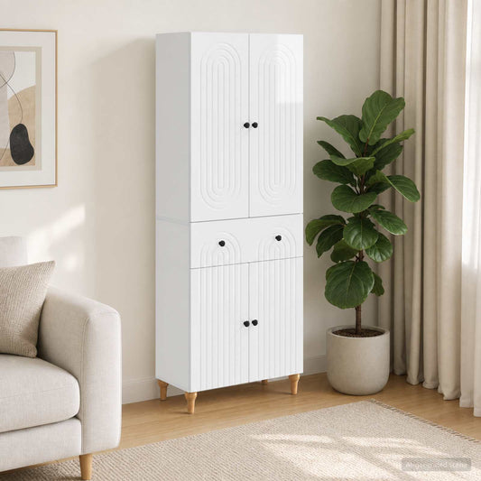 Cabinet Set 2 pcs 66 x 34.5 x 90 cm Engineered Wood