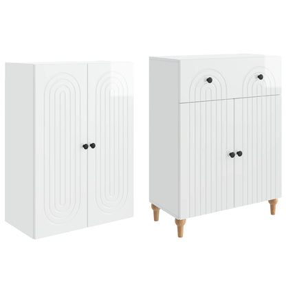 Cabinet Set 2 pcs 66 x 34.5 x 90 cm Engineered Wood