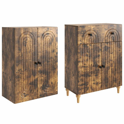 Cabinet Set 2 pcs 66 x 34.5 x 90 cm Engineered Wood
