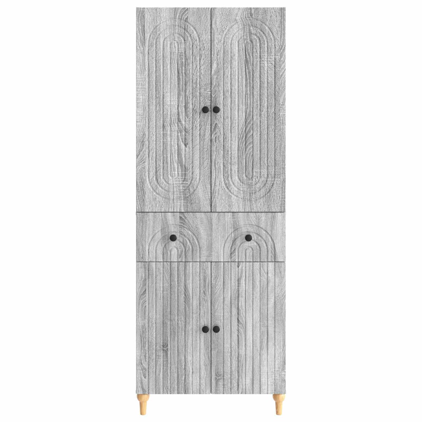 Cabinet Set 2 pcs 66 x 34.5 x 90 cm Engineered Wood
