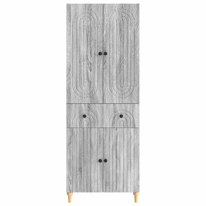 Cabinet Set 2 pcs 66 x 34.5 x 90 cm Engineered Wood
