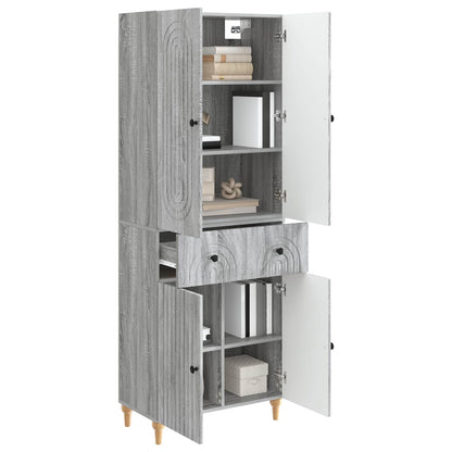 Cabinet Set 2 pcs 66 x 34.5 x 90 cm Engineered Wood