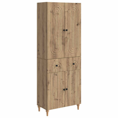 Cabinet Set 2 pcs 66 x 34.5 x 90 cm Engineered Wood