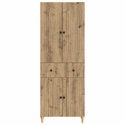 Cabinet Set 2 pcs 66 x 34.5 x 90 cm Engineered Wood