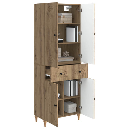 Cabinet Set 2 pcs 66 x 34.5 x 90 cm Engineered Wood