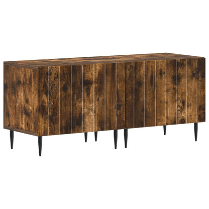 5 Piece LED TV Cabinet Smoked Oak Engineered Wood