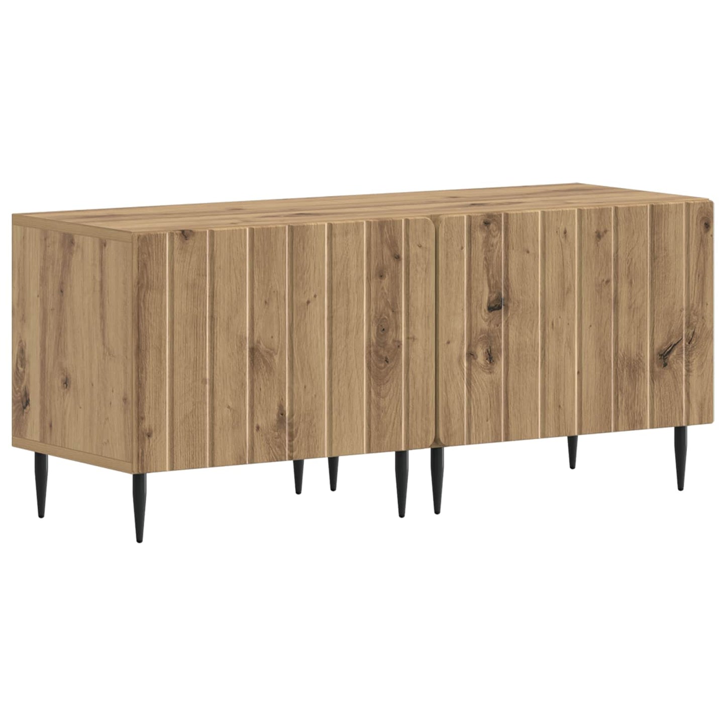 5 Piece LED TV Cabinet Artisan Oak Engineered Wood