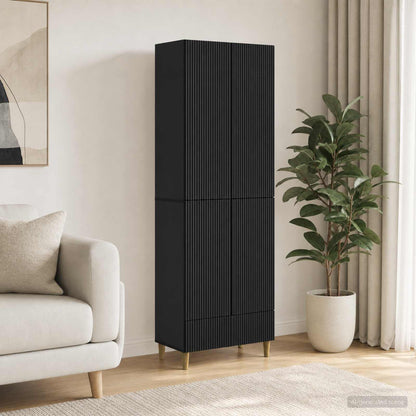 Cabinet Set 2 pcs 66 x 34.5 x 95 cm Engineered Wood