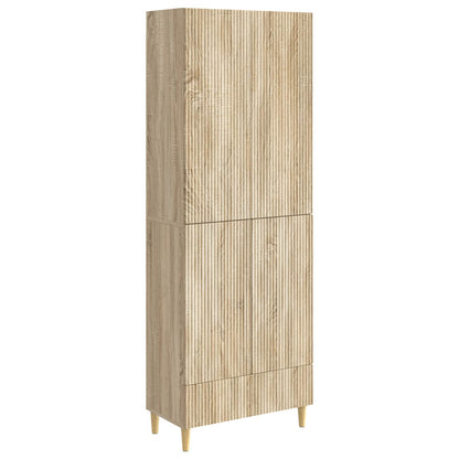 Cabinet Set 2 pcs Engineered Wood