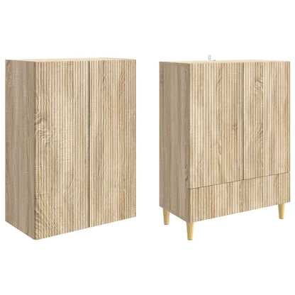 Cabinet Set 2 pcs Engineered Wood
