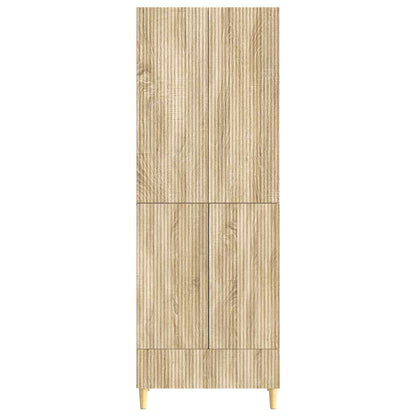 Cabinet Set 2 pcs Engineered Wood