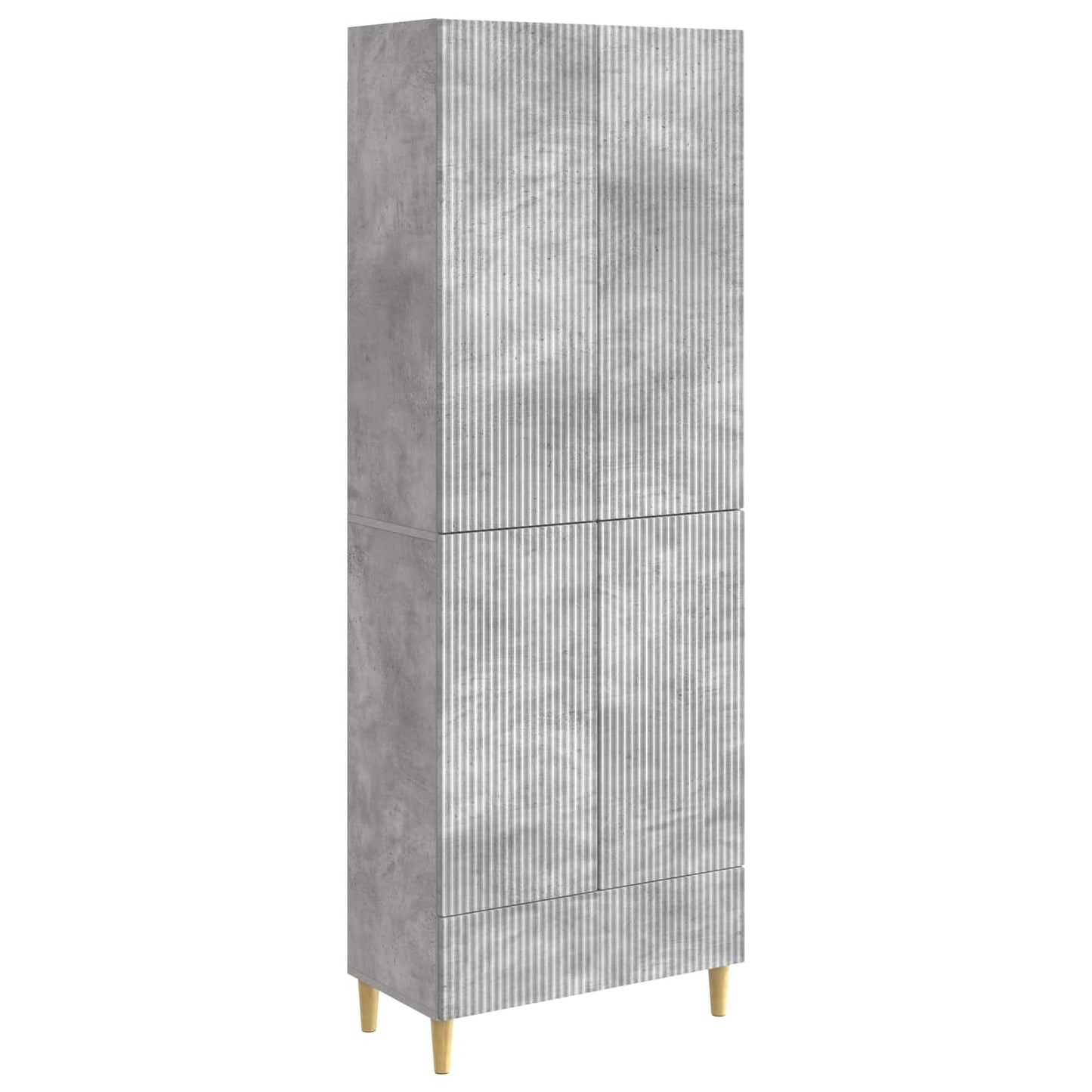Cabinet Set 2 pcs Engineered Wood