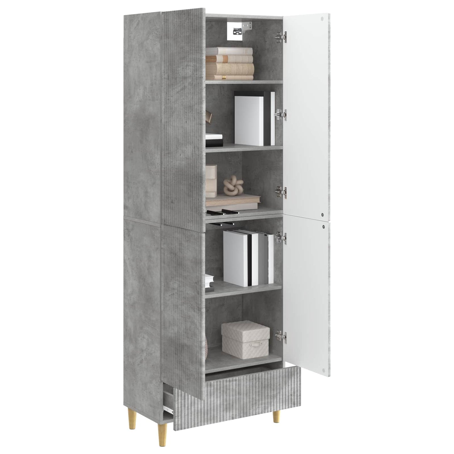 Cabinet Set 2 pcs Engineered Wood