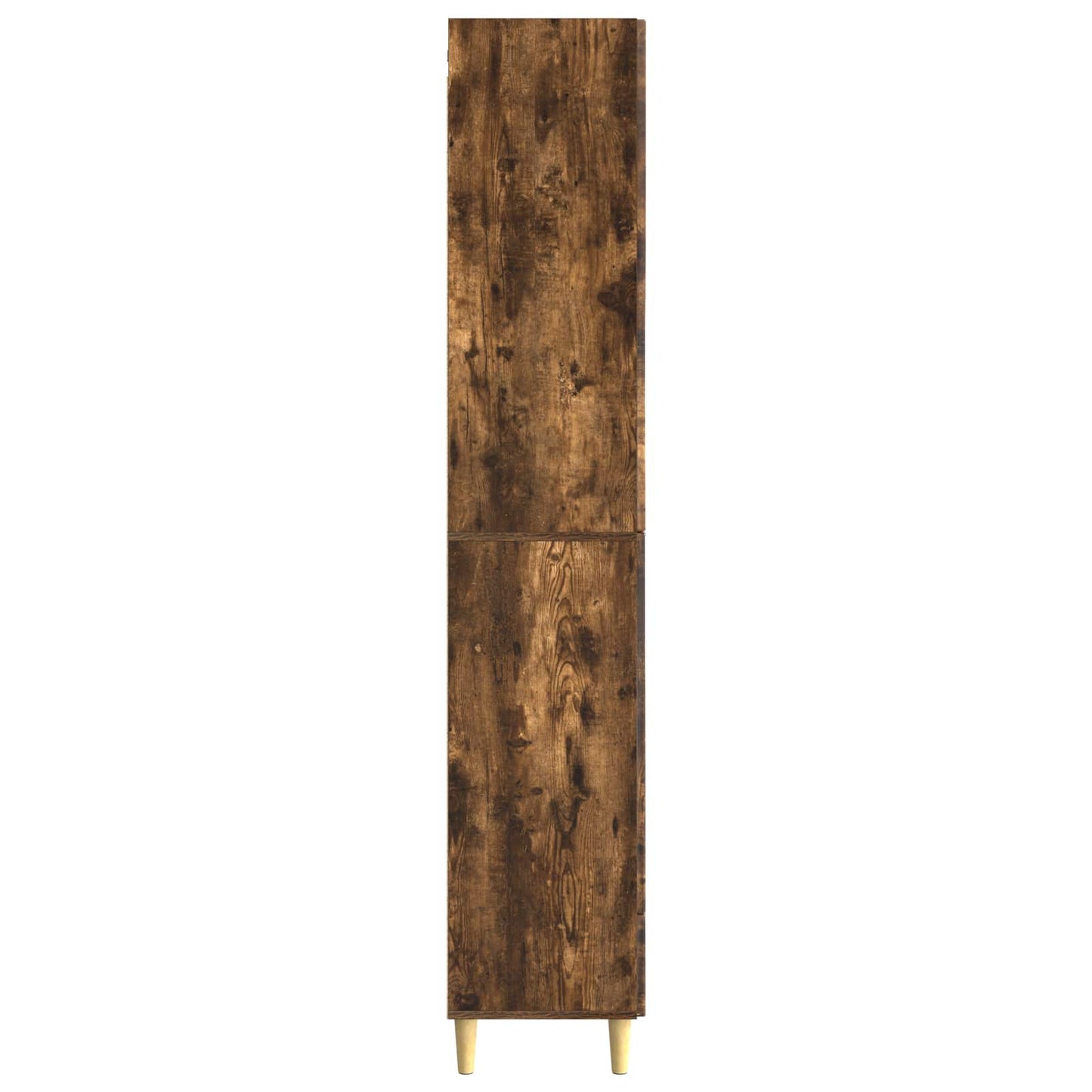 Cabinet Set 2 pcs Smoked Oak Engineered Wood