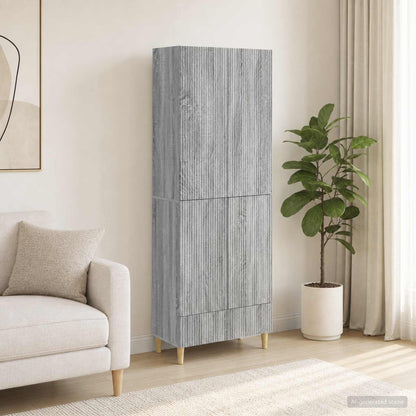 Cabinet Set 2 pcs 66 x 34.5 x 95 cm Engineered Wood