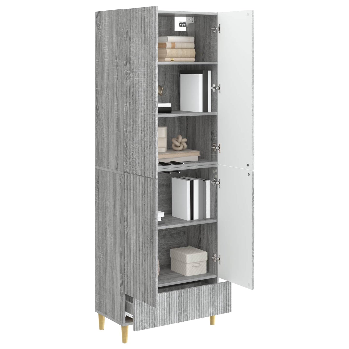 Cabinet Set 2 pcs Engineered Wood