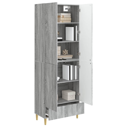 Cabinet Set 2 pcs Engineered Wood