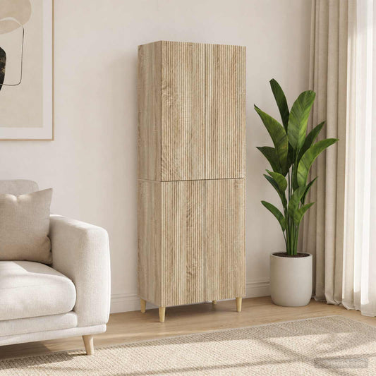 Cabinet Set 2 pcs 66 x 34.5 x 90 cm Engineered Wood