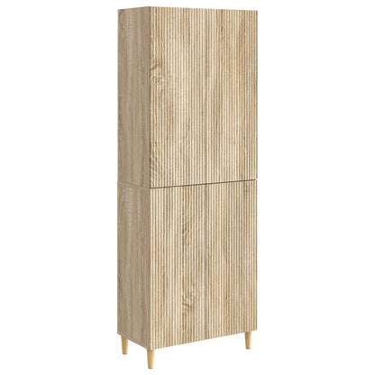 Cabinet Set 2 pcs 66 x 34.5 x 90 cm Engineered Wood