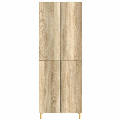 Cabinet Set 2 pcs 66 x 34.5 x 90 cm Engineered Wood