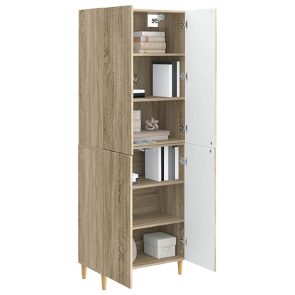 Cabinet Set 2 pcs 66 x 34.5 x 90 cm Engineered Wood