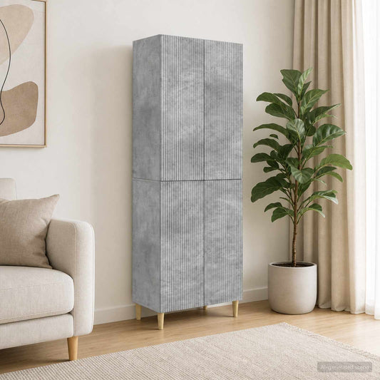 Cabinet Set 2 pcs 66 x 34.5 x 90 cm Engineered Wood