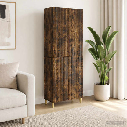 Cabinet Set 2 pcs 66 x 34.5 x 90 cm Engineered Wood