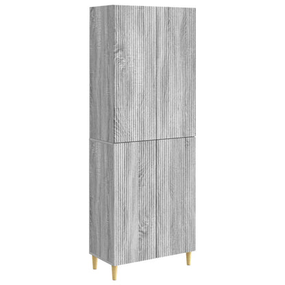 Cabinet Set 2 pcs 66 x 34.5 x 90 cm Engineered Wood