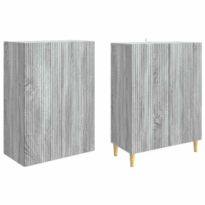 Cabinet Set 2 pcs 66 x 34.5 x 90 cm Engineered Wood