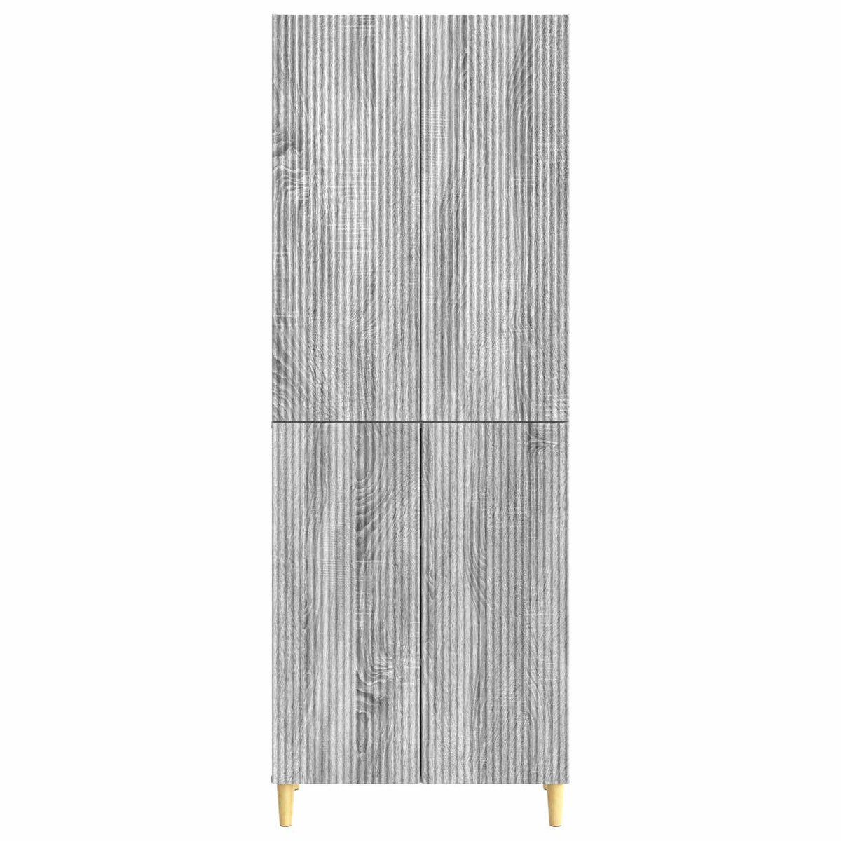 Cabinet Set 2 pcs Grey Sonoma Engineered Wood