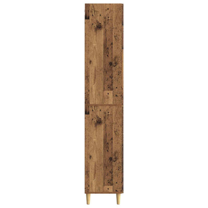 Cabinet Set 2 pcs Old Wood 66 x 34.5 x 90 cm Engineered Wood
