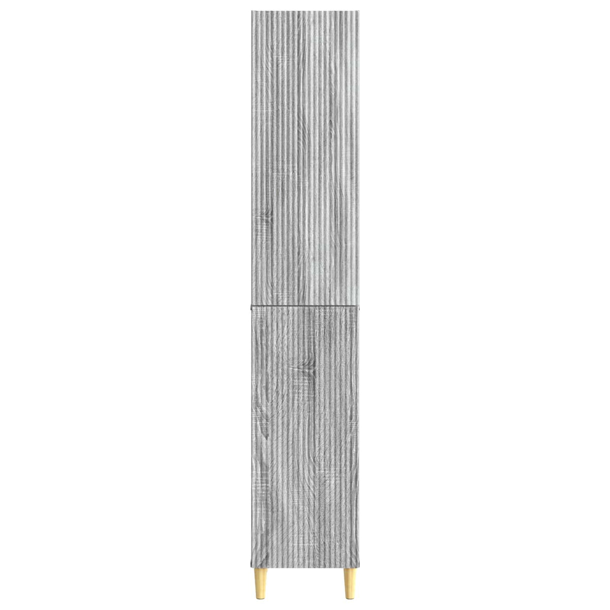 Cabinet Set 2 pcs Grey Sonoma Engineered Wood