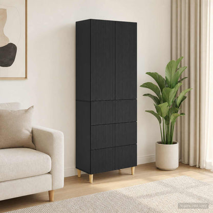 Cabinet Set 2 pcs Engineered Wood