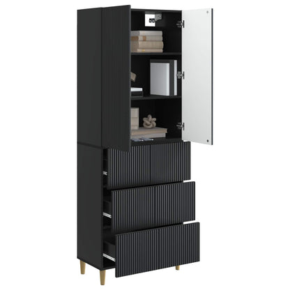 Cabinet Set 2 pcs Engineered Wood