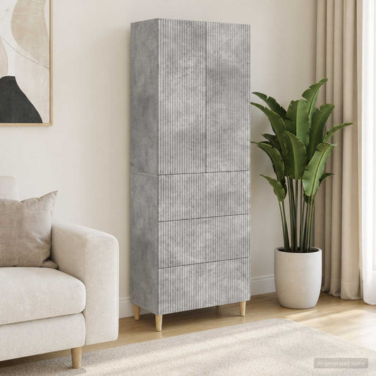 Cabinet Set 2 pcs 66 x 34.5 x 90 cm Engineered Wood