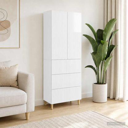 Cabinet Set 2 pcs 66 x 34.5 x 90 cm Engineered Wood