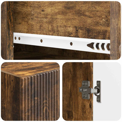 Cabinet Set 2 pcs Engineered Wood