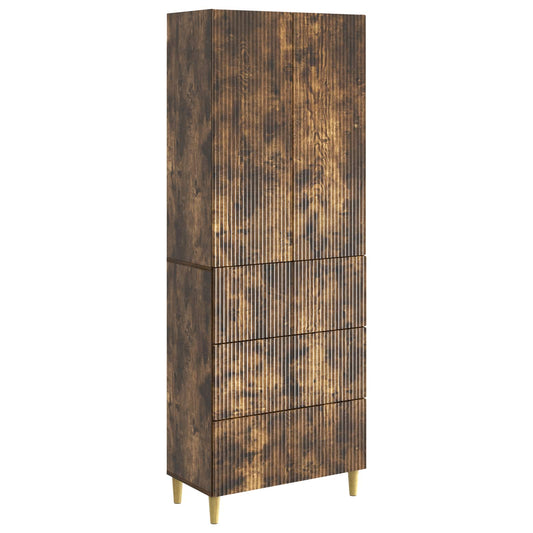 Cabinet Set 2 pcs 66 x 34.5 x 90 cm Engineered Wood
