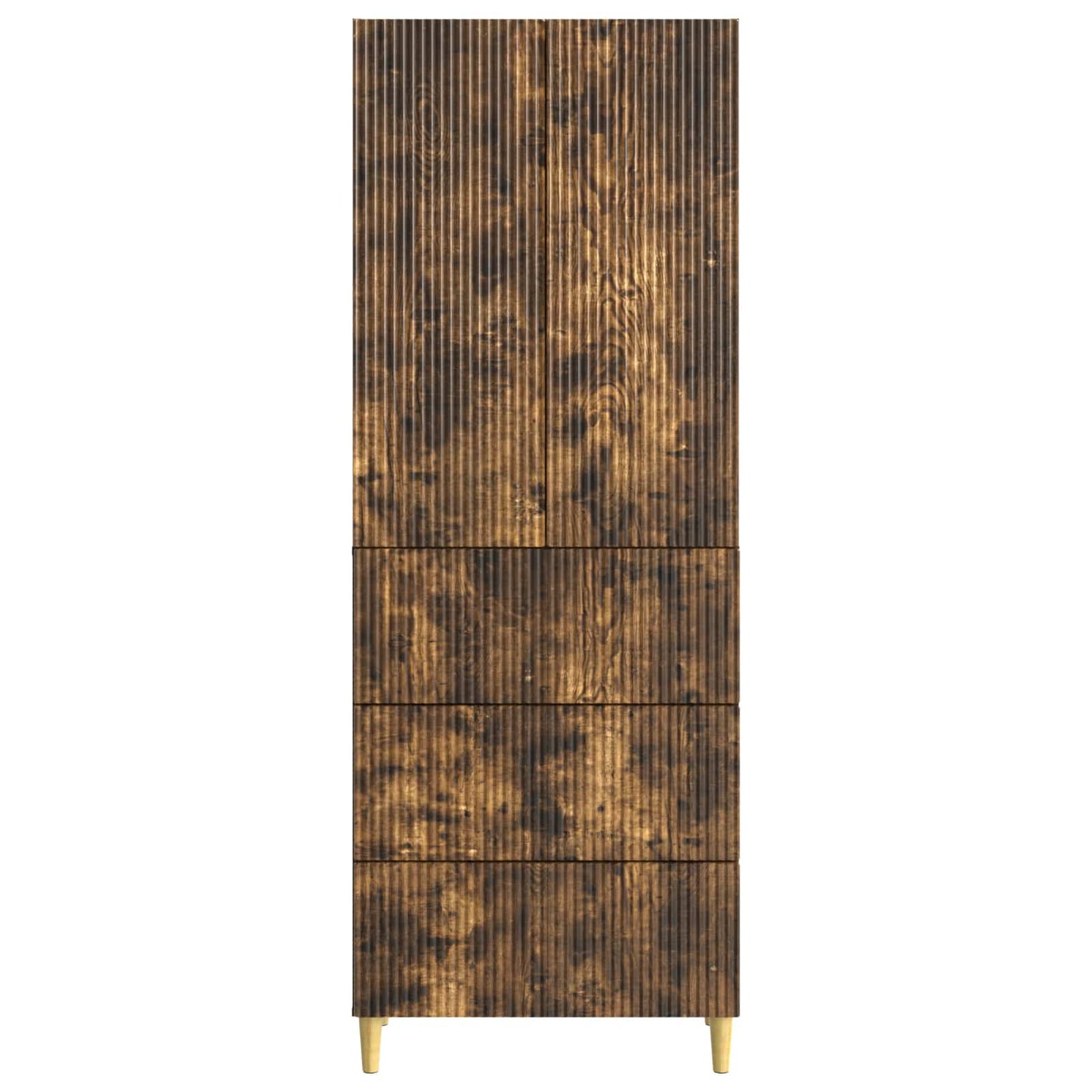 Cabinet Set 2 pcs Engineered Wood