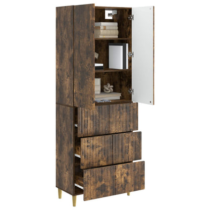 Cabinet Set 2 pcs Engineered Wood