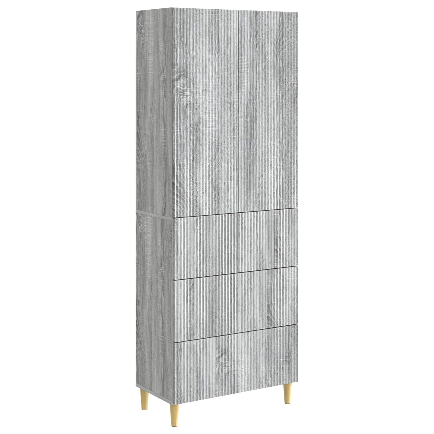 Cabinet Set 2 pcs Engineered Wood