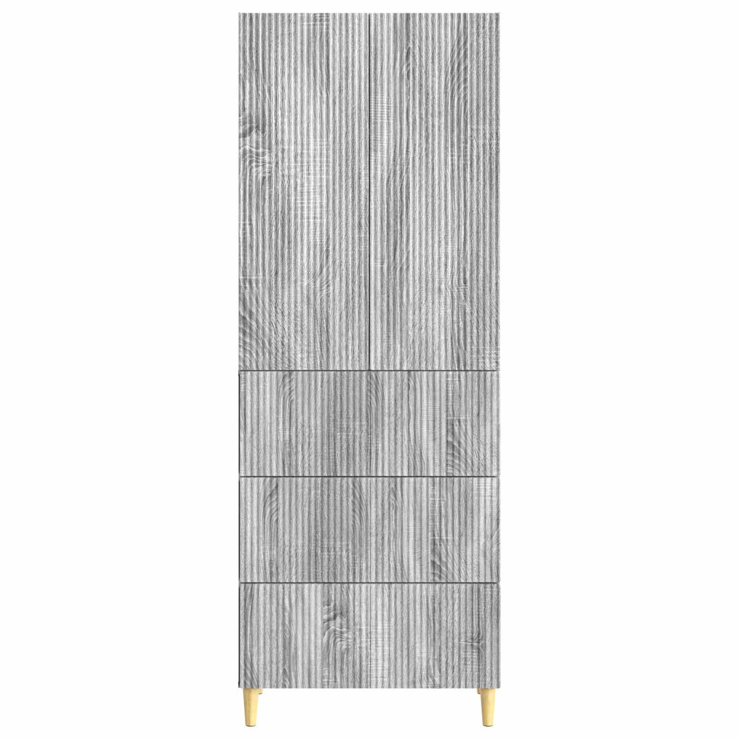 Cabinet Set 2 pcs 66 x 34.5 x 90 cm Engineered Wood