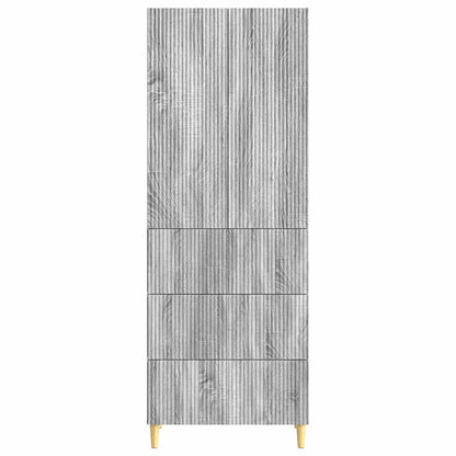 Cabinet Set 2 pcs 66 x 34.5 x 90 cm Engineered Wood