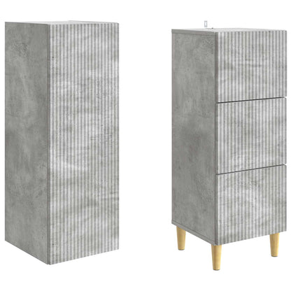 Cabinet Set 2 pcs Engineered Wood