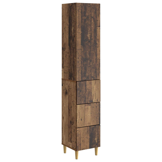Cabinet Set 2 pcs 33 x 34.5 x 90 cm Engineered Wood