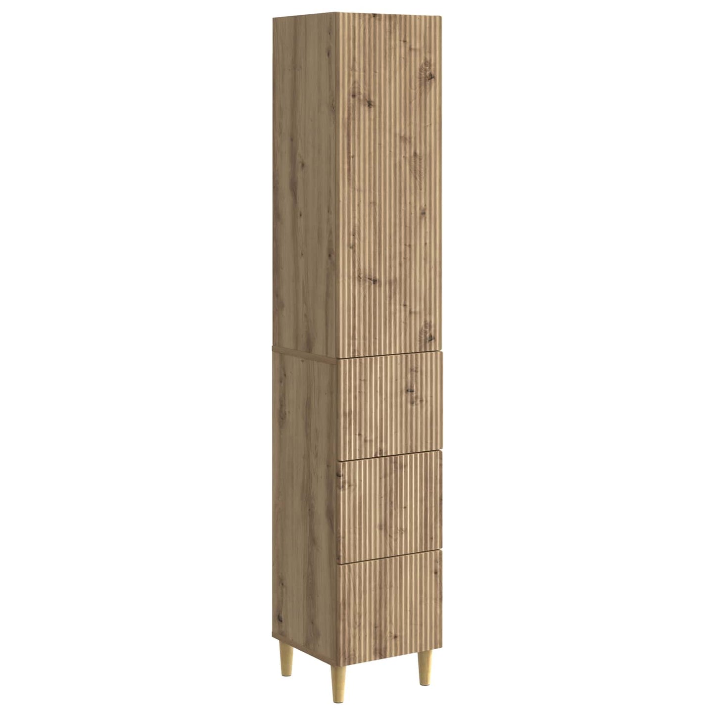 Cabinet Set 2 pcs 33 x 34.5 x 90 cm Engineered Wood